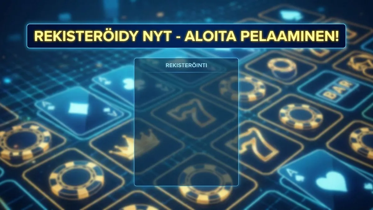 Rekisteröidy bonuksella